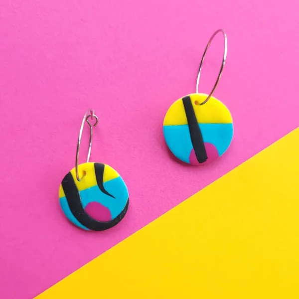 Boucles été framboise - Bulle (vendu)